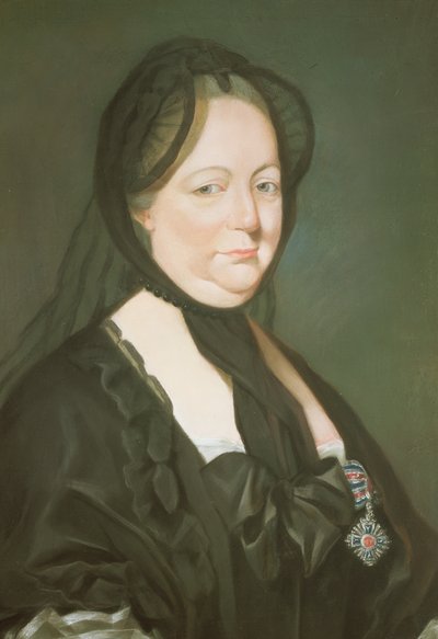 Maria Theresa, Empress of Austria, in mourning by Joseph Ducreux